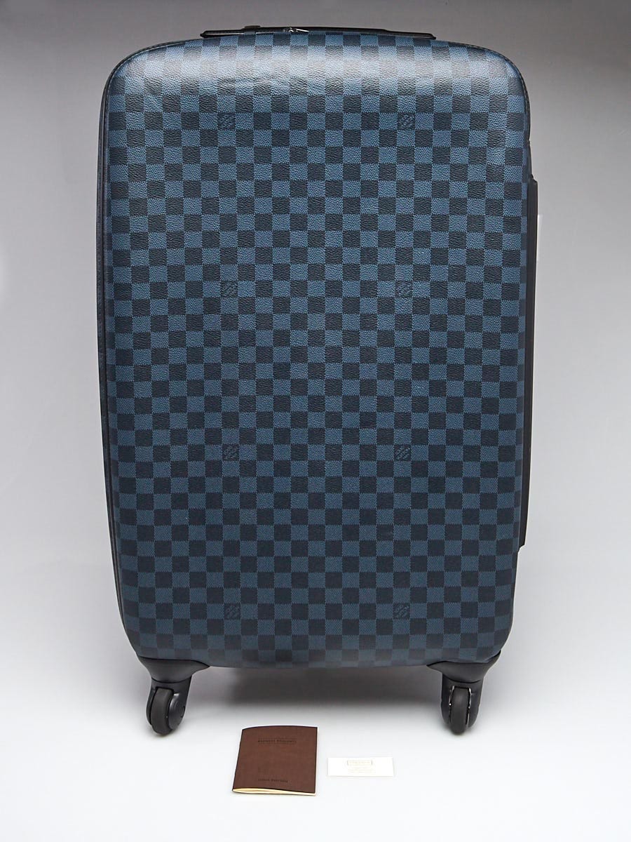 Louis Vuitton Damier Cobalt Zephyr Rolling Luggage Trolley