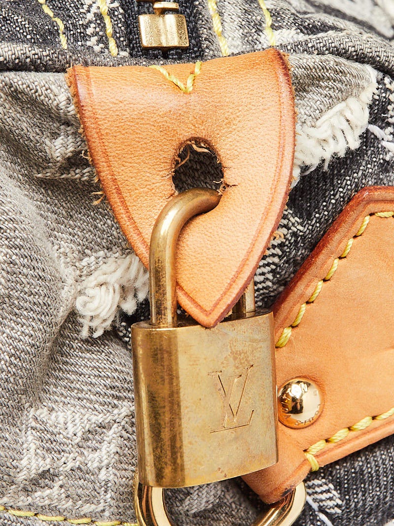 Louis Vuitton Limited Edition Grey Denim Monogram Denim