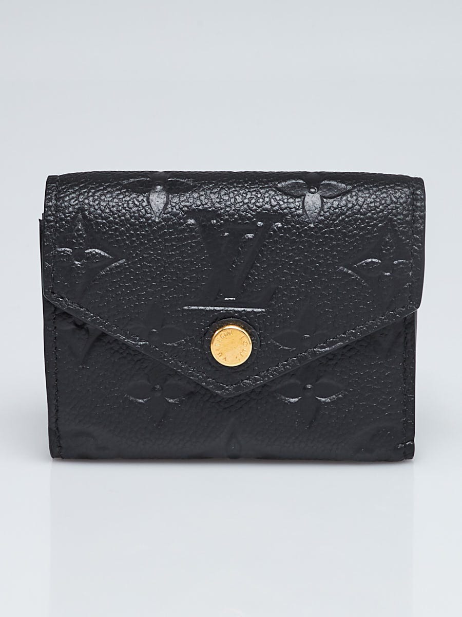 Louis Vuitton Black Empreinte Zoe Wallet, Designer Brand, Authentic Louis  Vuitton