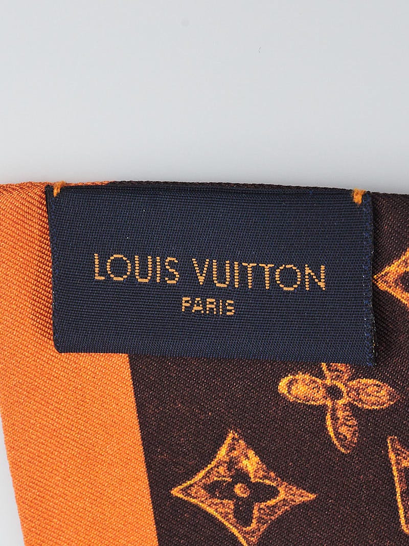 Scarves Louis Vuitton New Headband Scarf Louis Vuitton x Grace Coddington Catogram Silk Scarf
