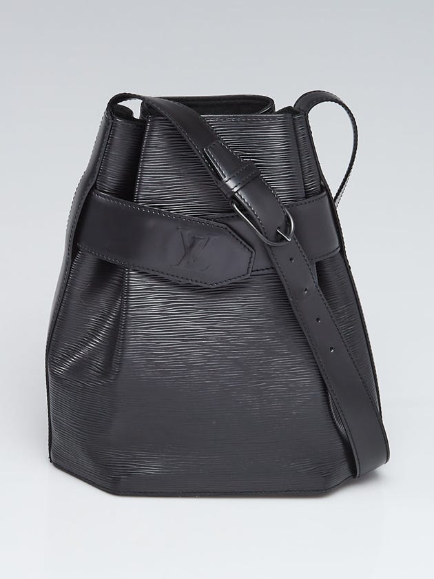 Louis Vuitton Black Epi Leather Sac D'Epaule Bag