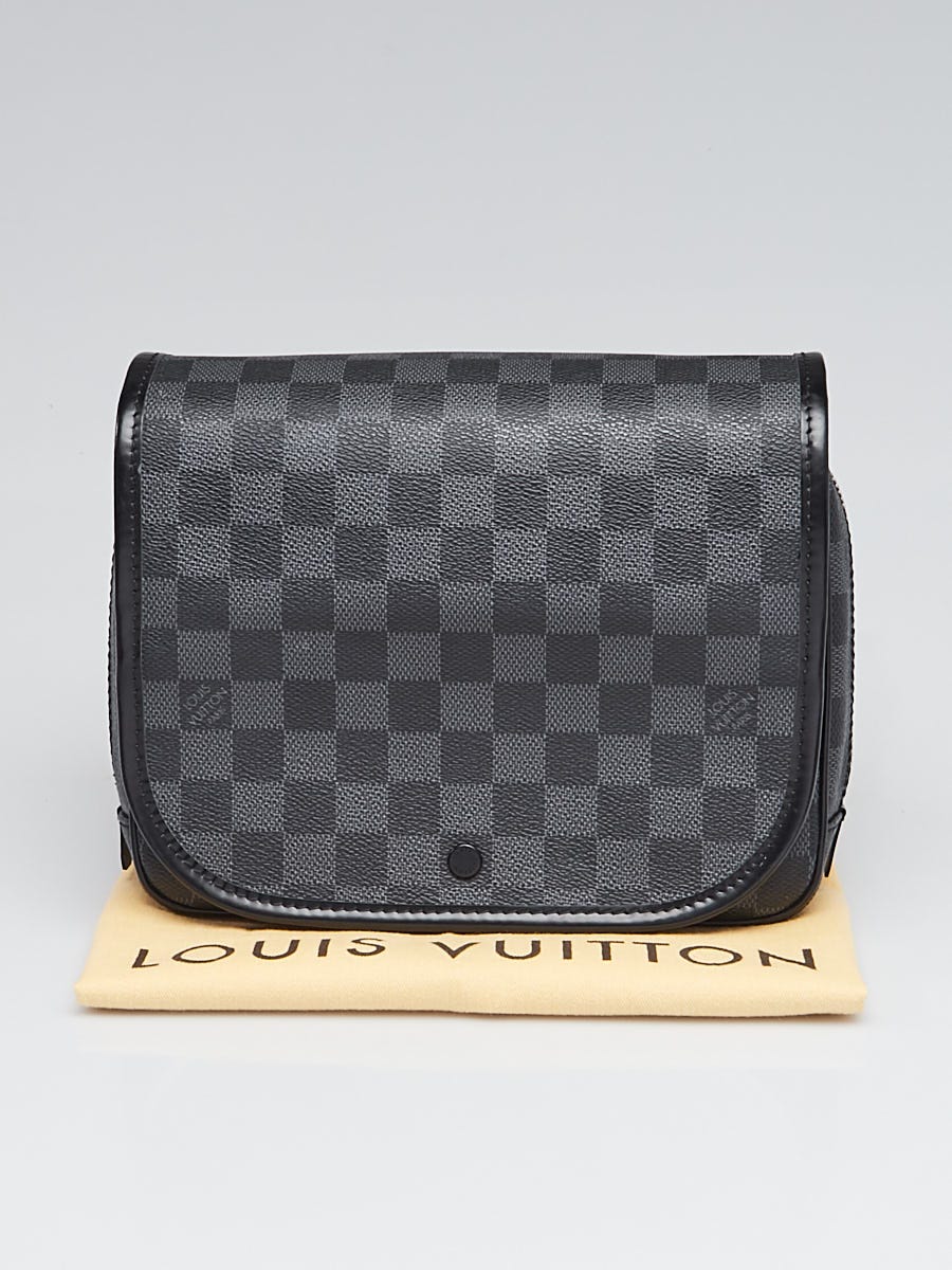 Louis Vuitton, Bags, Louis Vuitton Toiletry Pouch In Blackgrey Damier  Graphite