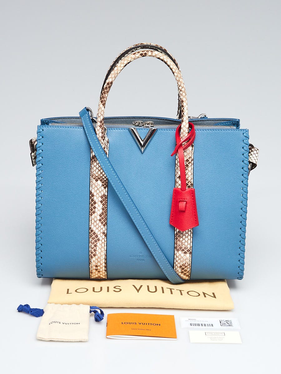 Louis Vuitton Cuir Plume Very Tote MM Noir at Jill's Consignment