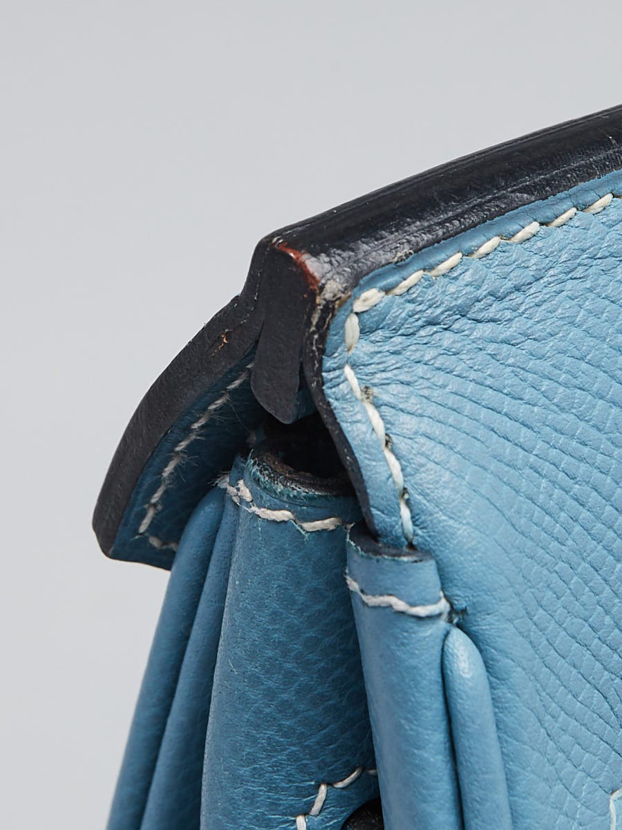 Shop authentic Hermès Birkin 28 HAC Blue Jean Epsom at revogue for