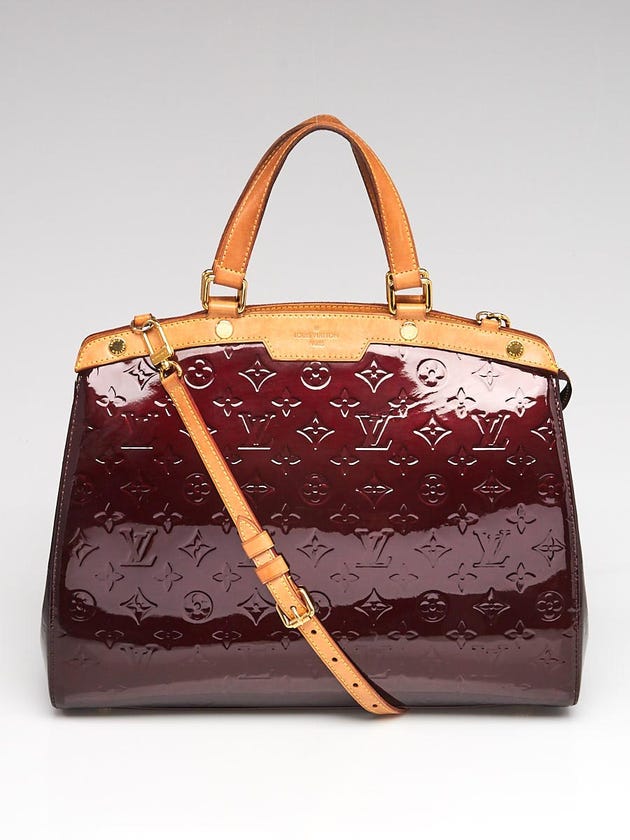 Louis Vuitton Amarante Monogram Vernis Brea GM Bag