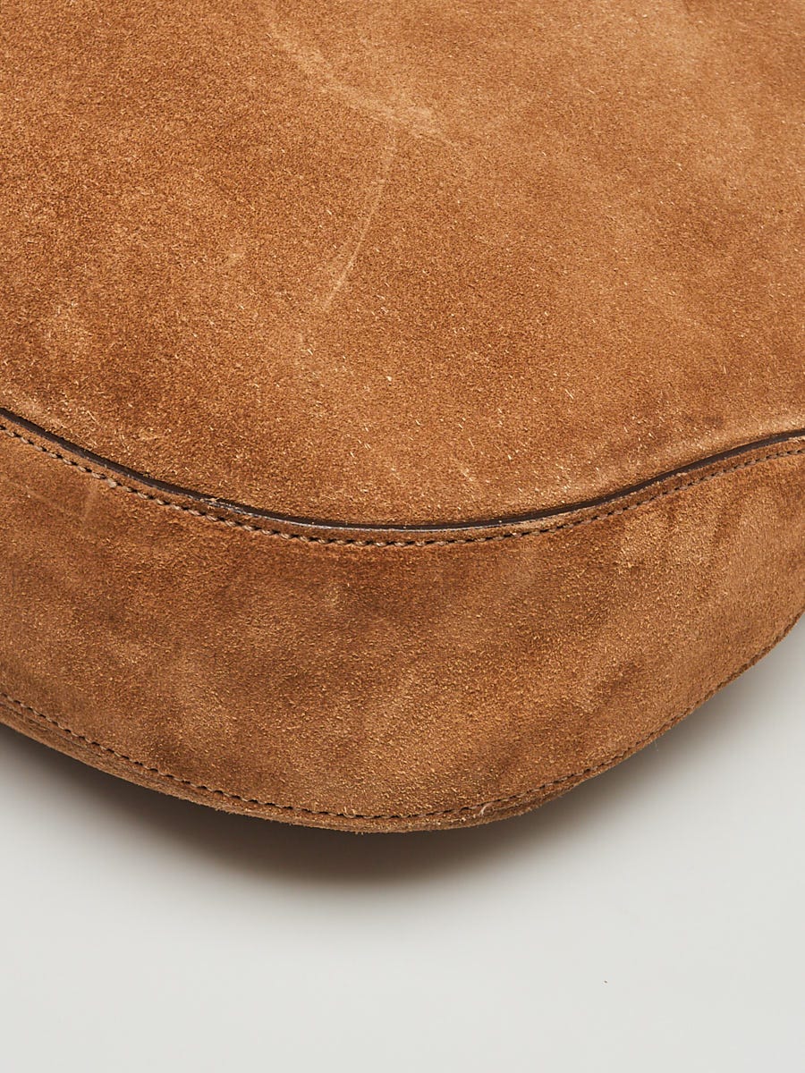 Gucci Beige Suede Vintage Web Soft Jackie Hobo Bag | Yoogi's