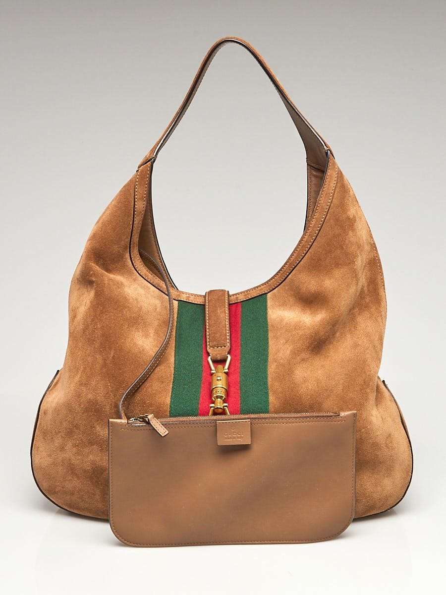 Gucci suede hobo discount bag