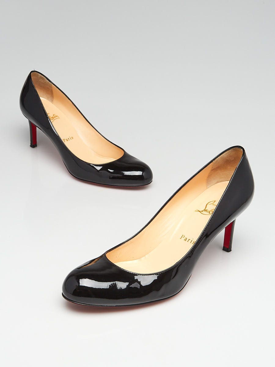 Christian Louboutin Simple 70mm Patent Leather Pumps Online | website ...
