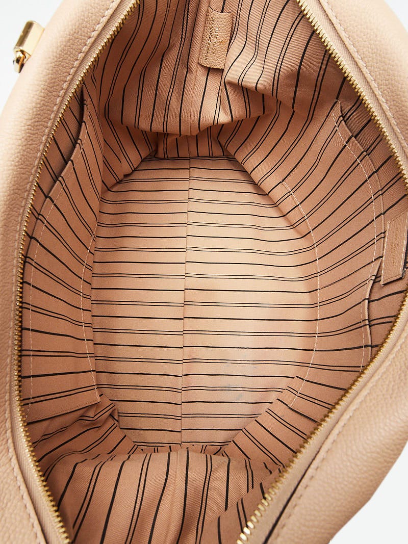 Louis Vuitton Beige Rose Monogram Empreinte Boetie Bag - Yoogi's Closet