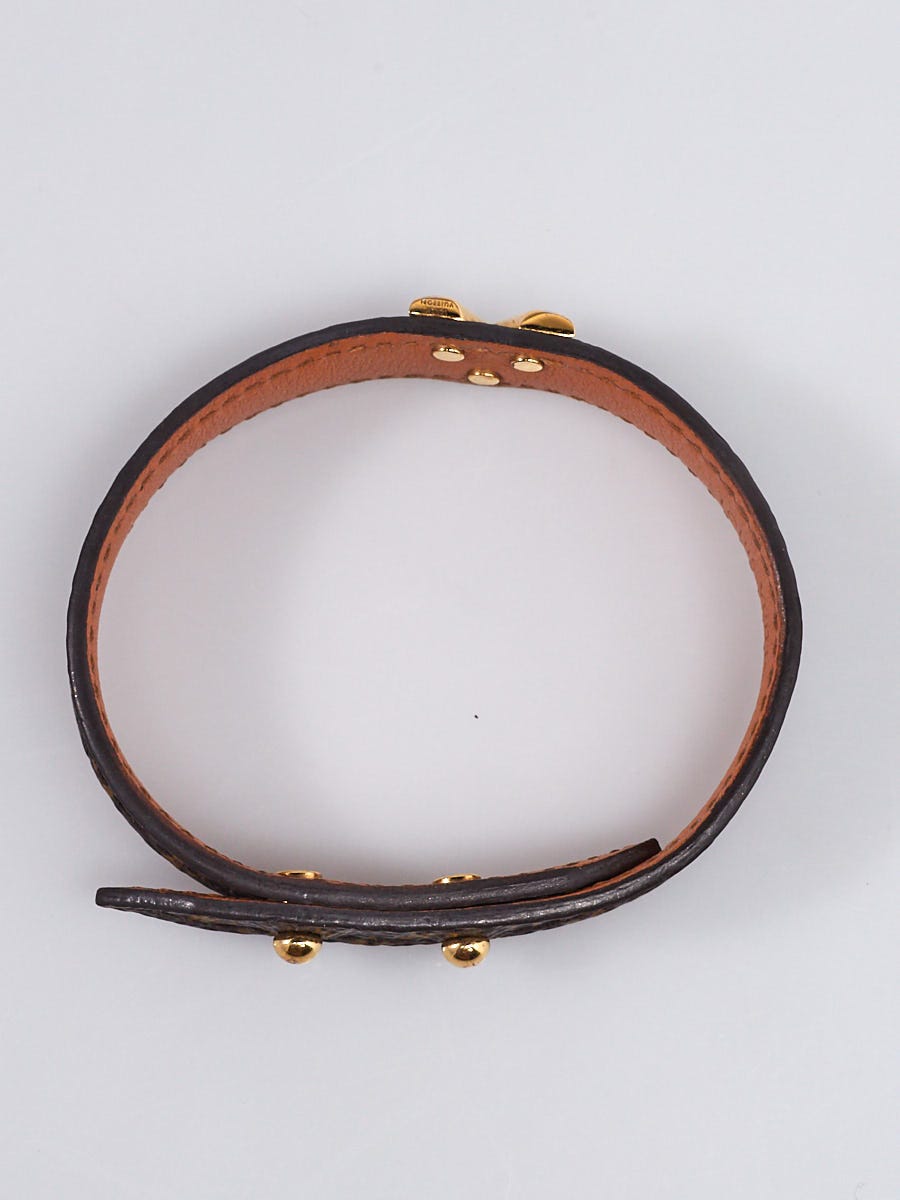 Louis Vuitton Monogram Canvas Essential V Bracelet Size 17 - Yoogi's Closet