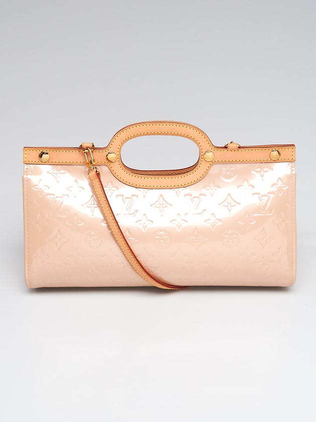 Louis Vuitton Rose Florentine Monogram Vernis Roxbury Drive Bag