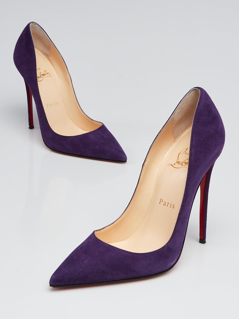 Louboutin violet on sale