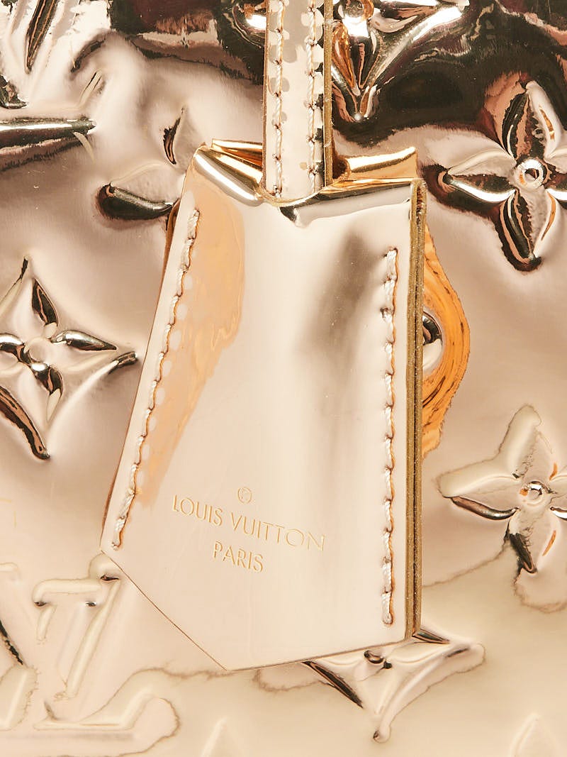 Louis Vuitton Limited Edition Silver Monogram Miroir Speedy 35 Bag -  Yoogi's Closet
