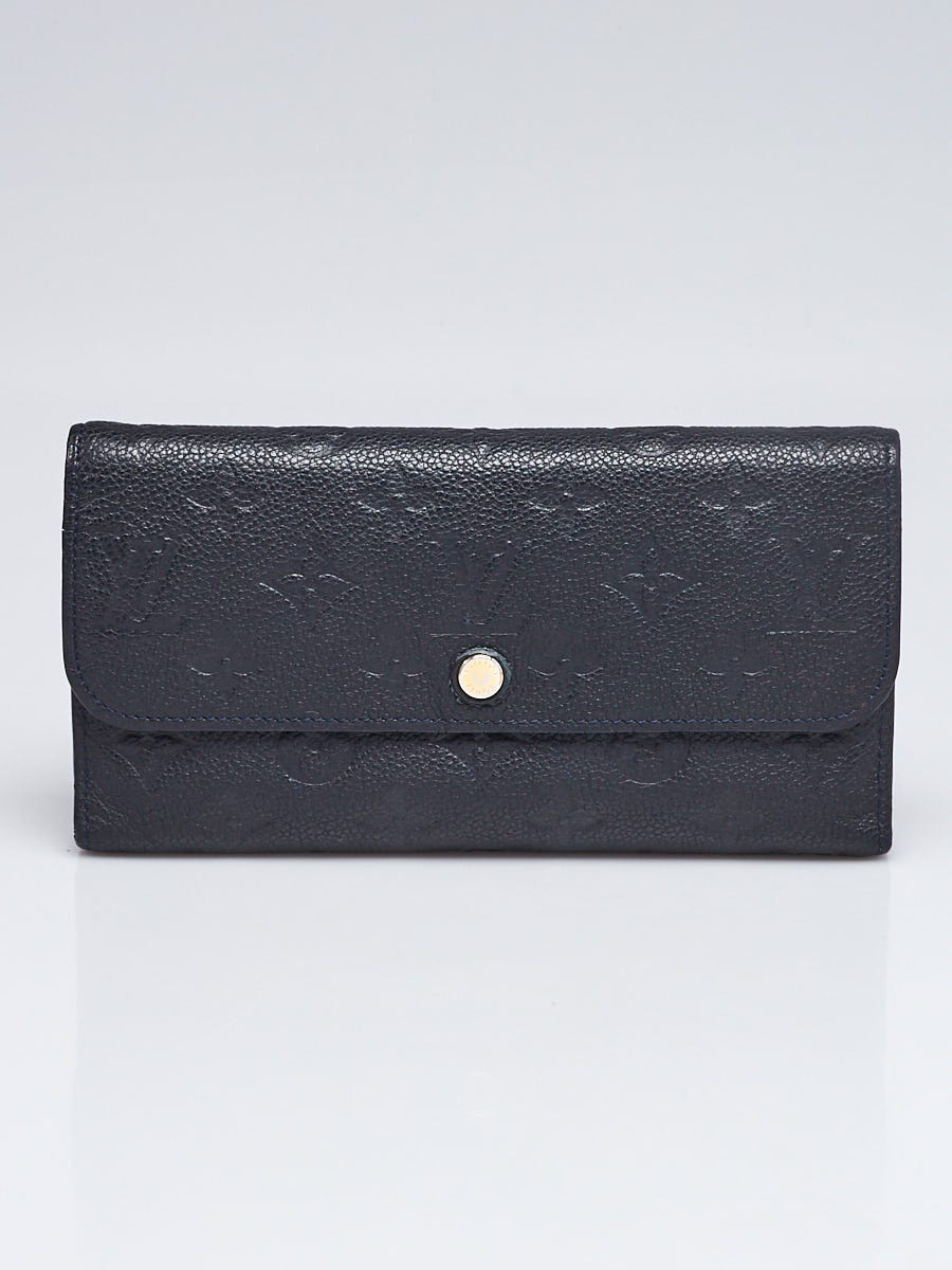 Louis Vuitton, Bags, Authentic Louis Vuitton Virtuose Wallet Monogram  Empreinte Leather Blue