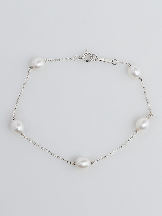 Tiffany & Co. Sterling Silver Pearls By the Yard Elsa Peretti Bracelet