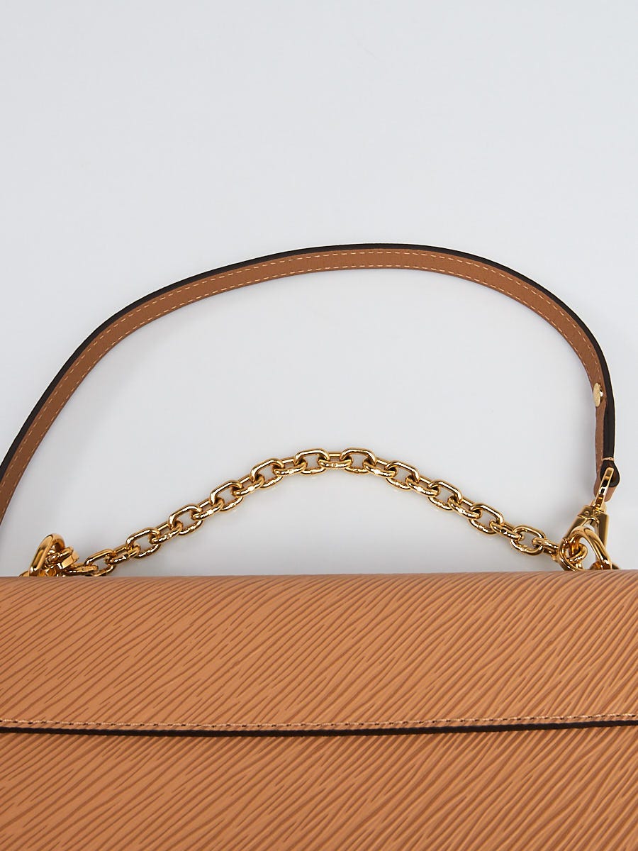 Twist leather crossbody bag Louis Vuitton Beige in Leather - 20912209
