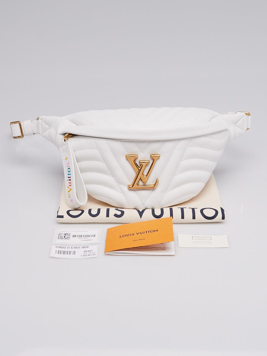 Louis Vuitton White Quilted Calfskin Leather New Wave Bumbag Bag - Yoogi's  Closet