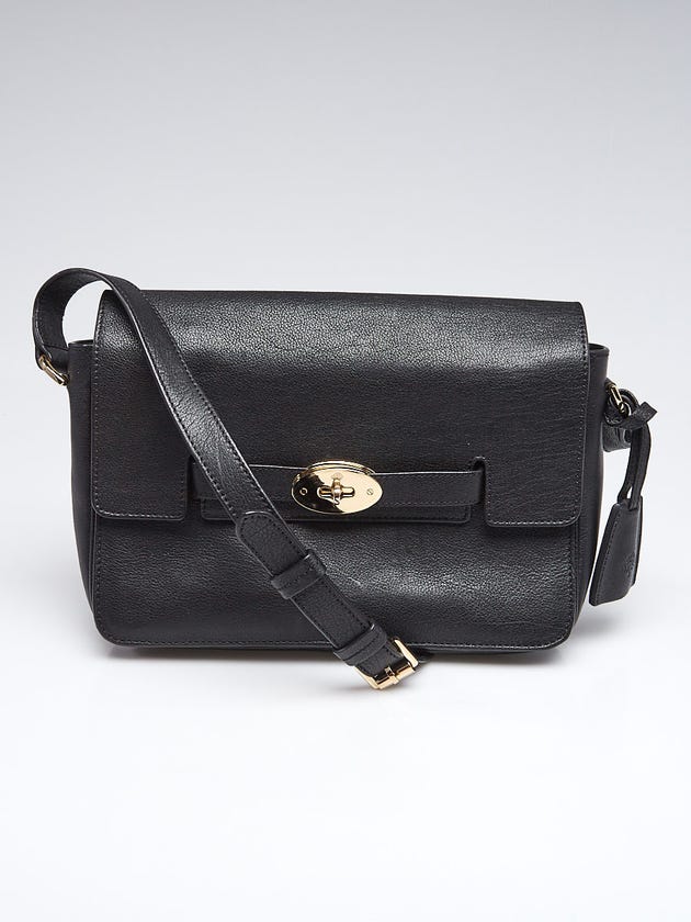 Mulberry Black Buffalo Leather Bayswater Shoulder Bag