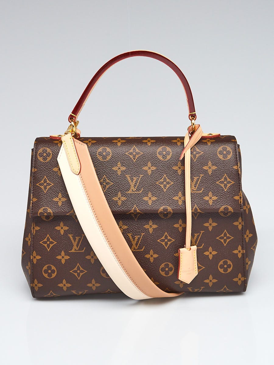 Louis Vuitton - Authenticated Cluny Handbag - Leather Brown for Women, Very Good Condition