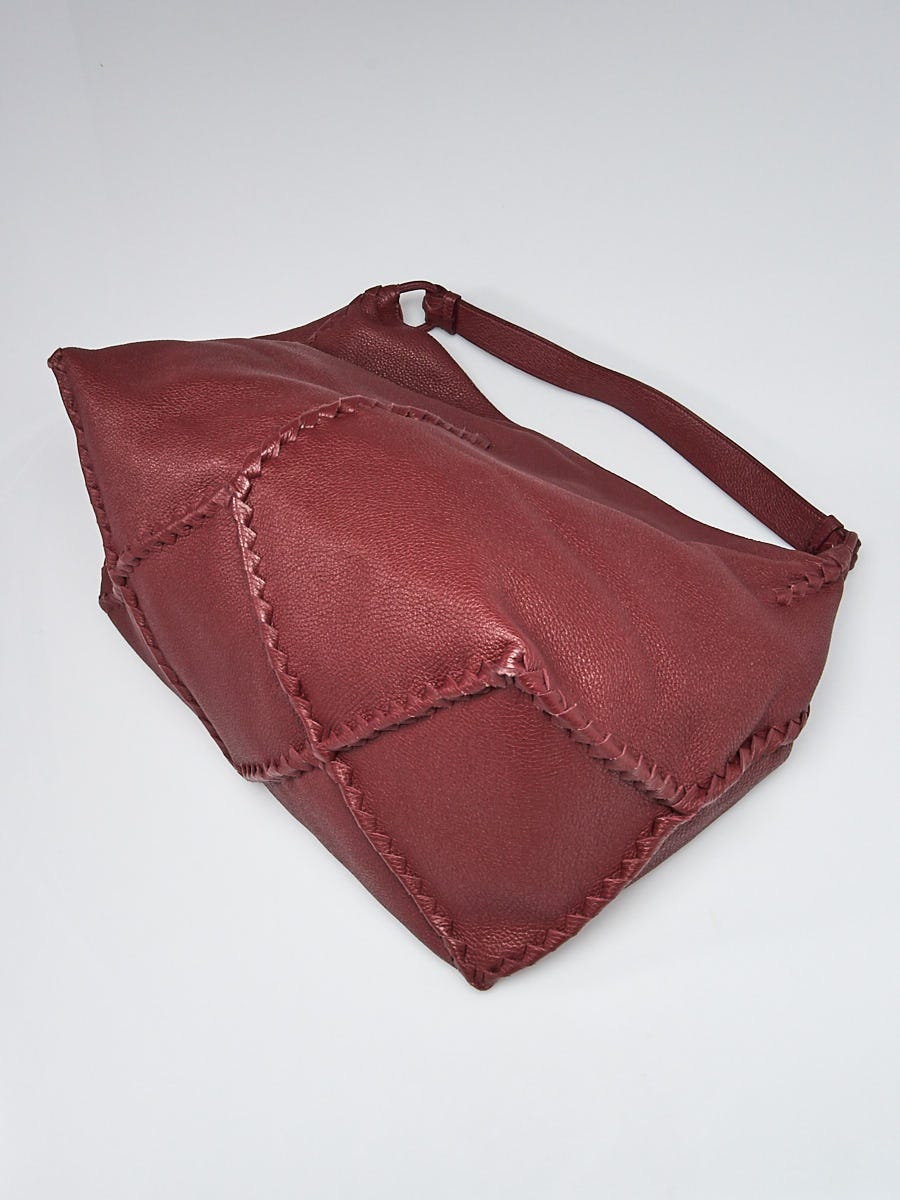 Bottega Veneta Barolo Cervo Leather Loop Hobo Bag - Yoogi's Closet