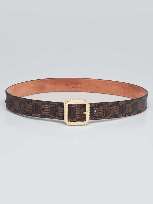 Louis Vuitton Damier Canvas Tresor Belt Size 80/33