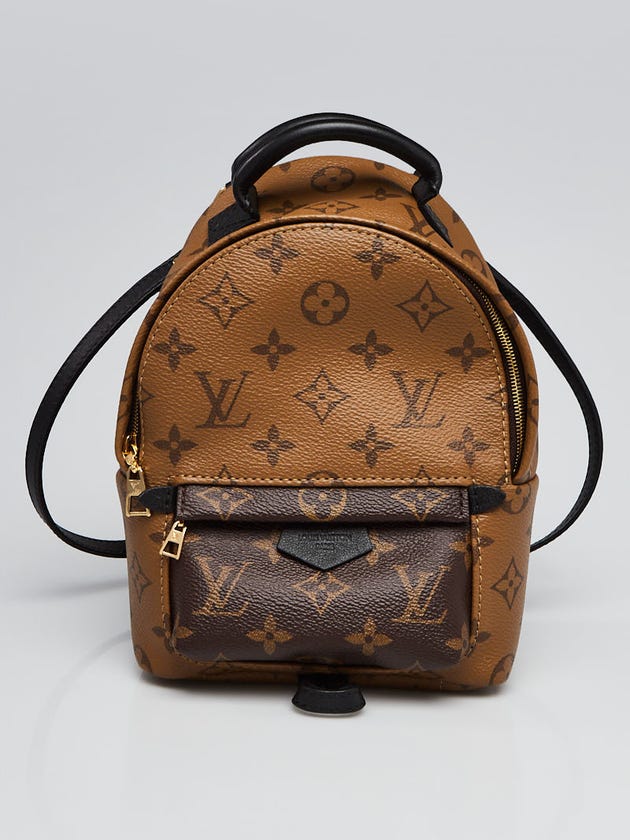 Louis Vuitton Monogram Reverse Canvas Mini Palm Springs Backpack Bag