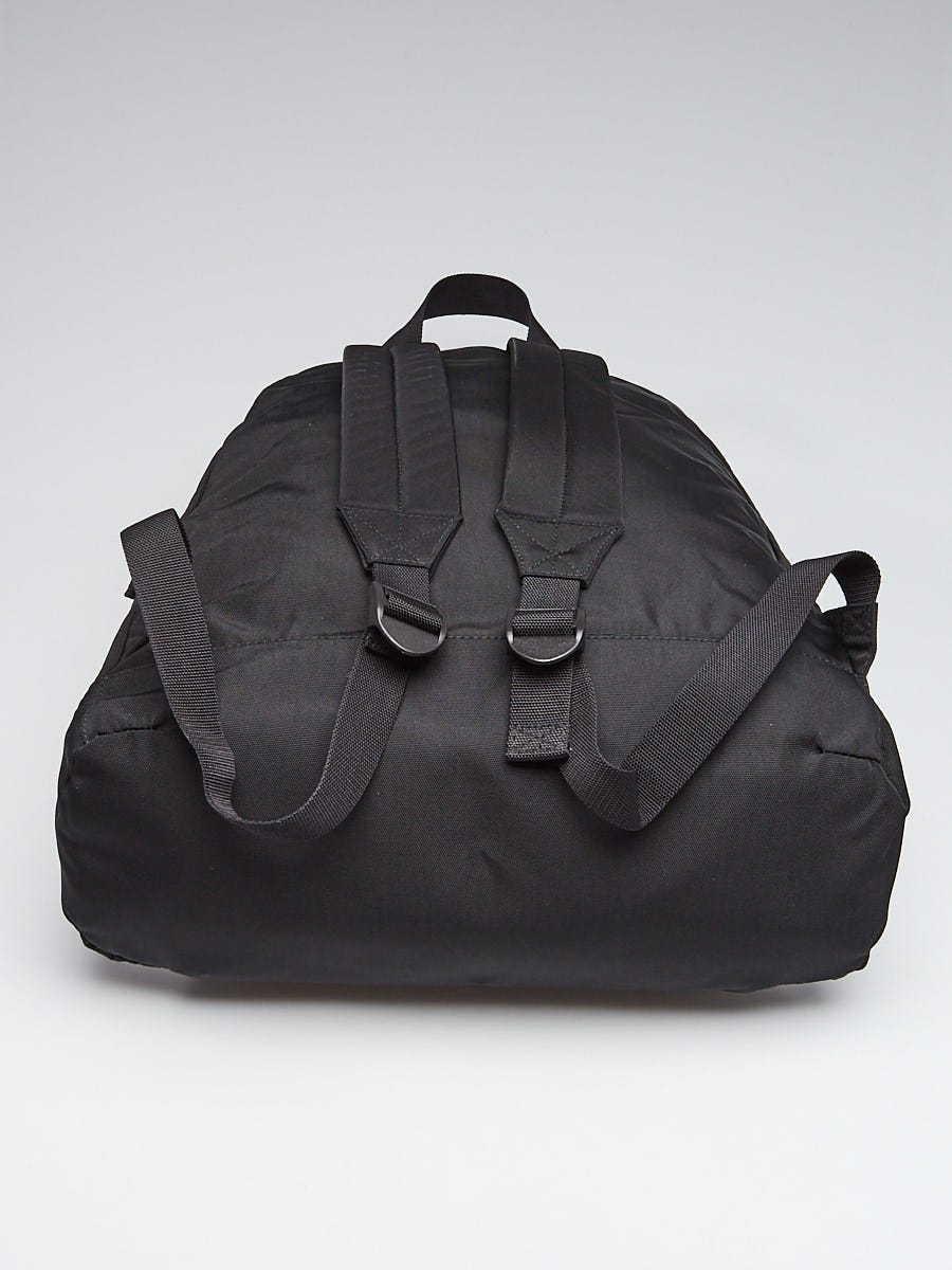 Balenciaga Black Nylon Campaign Logo Explorer Backpack Bag