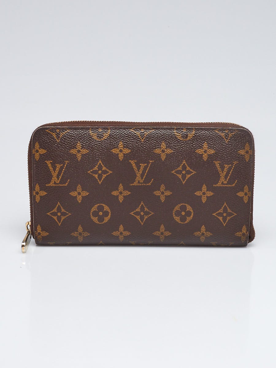 Louis Vuitton Vintage LV Monogram Zippy Organizer Wallet - Brown