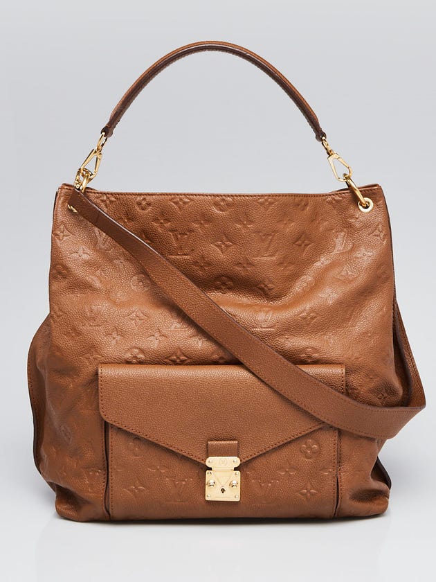 Louis Vuitton Havane Monogram Empreinte Leather Metis Bag