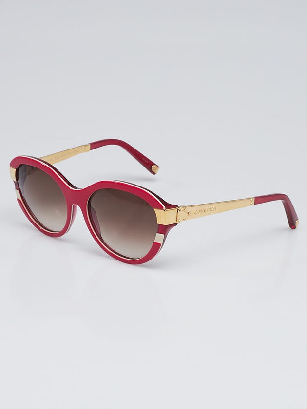Louis Vuitton Pink/Red Frame Petit Soupcon Cat Eye Sunglasses-Z0742W