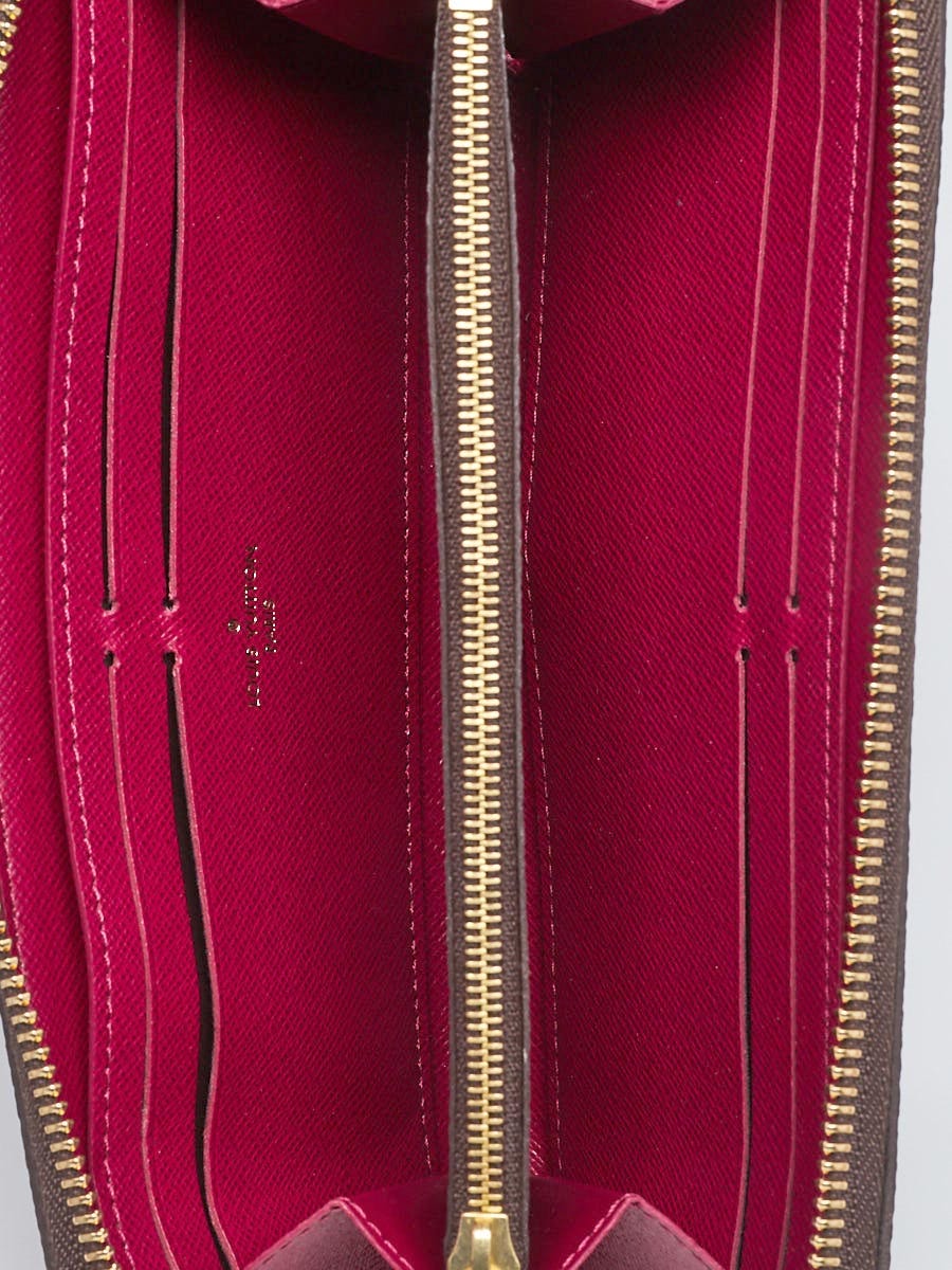 Louis Vuitton Monogram Canvas Fuchsia Clemence Wallet - Yoogi's Closet