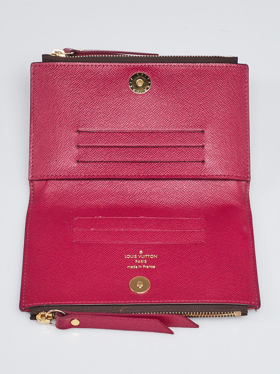 Louis Vuitton Adele Compact Wallet in Fuschia and Monogram - SOLD
