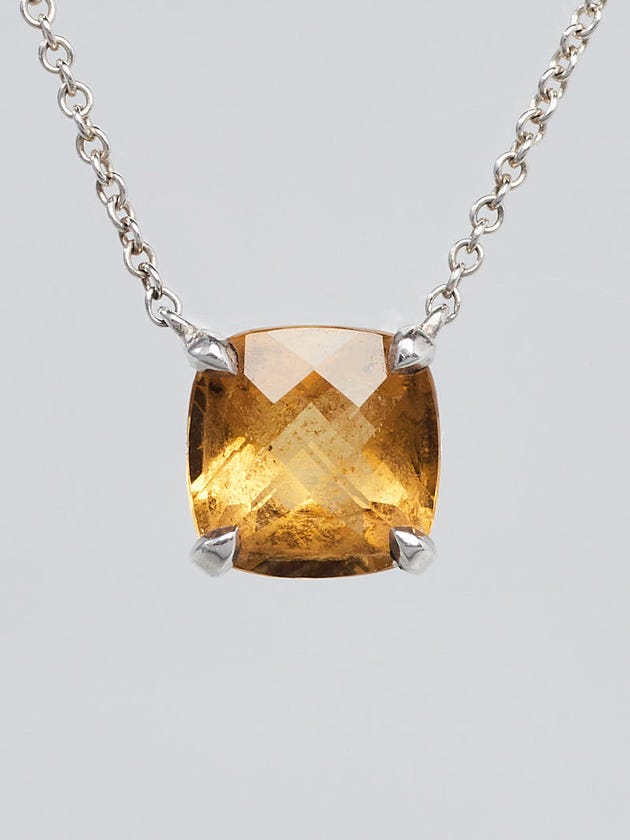 Tiffany & Co. Sterling Silver and Citrine Sparklers Pendant Necklace