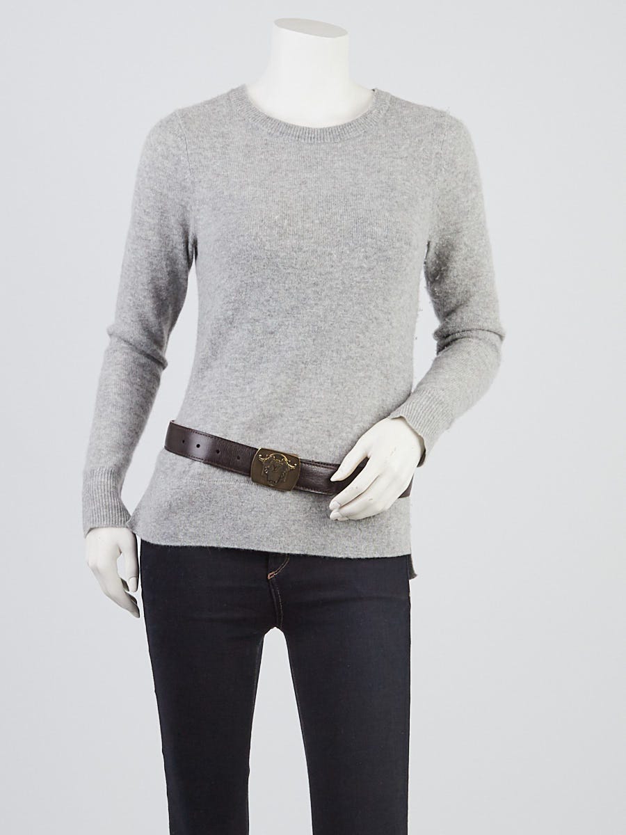 Louis Vuitton Brown Utah Leather Vintage Inspired Buckle Belt Size 110/44 -  Yoogi's Closet