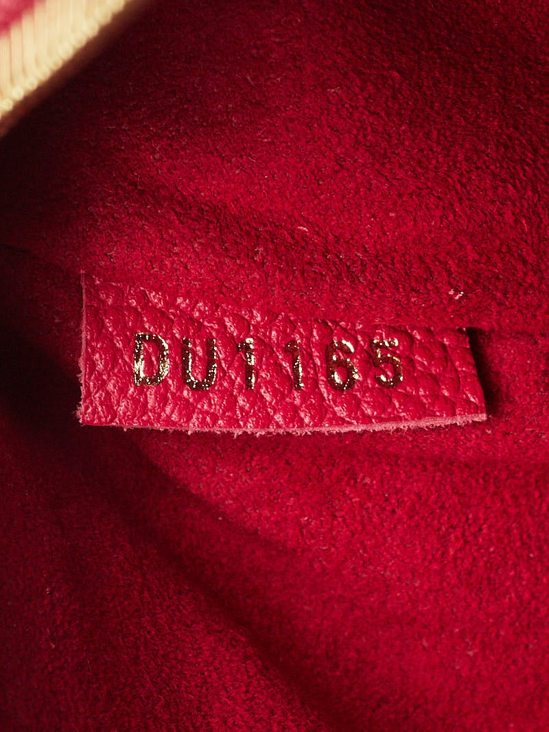 LOUIS VUITTON Twice Monogram Empreinte Leather Crossbody Bag Dahlia 