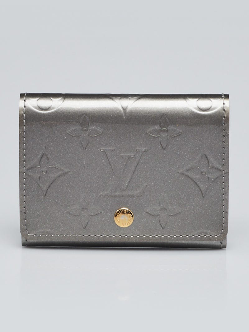 Louis Vuitton Gris Vernis Business Card Holder - Yoogi's Closet