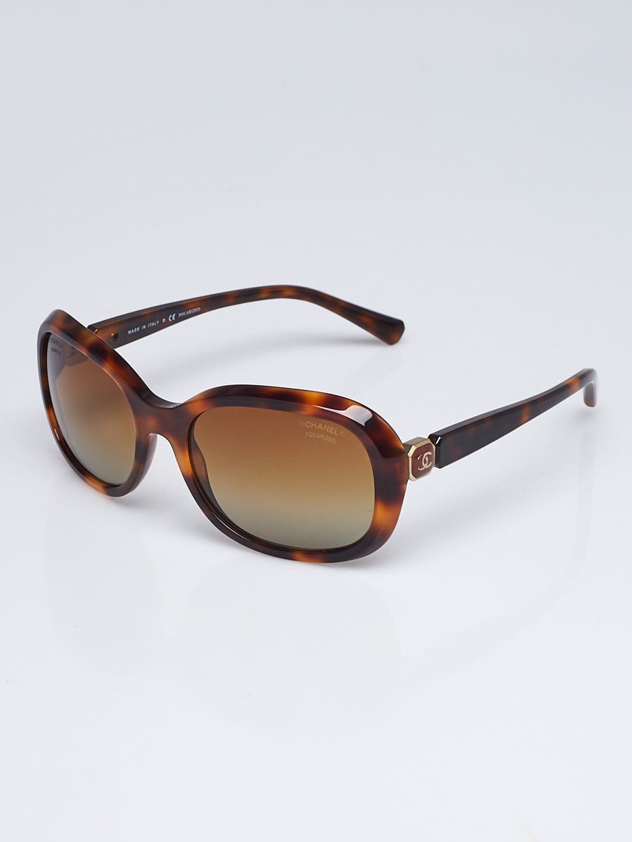 Chanel Tortoise Shell Acetate Frame Sunglasses - 5286 - Yoogi's Closet
