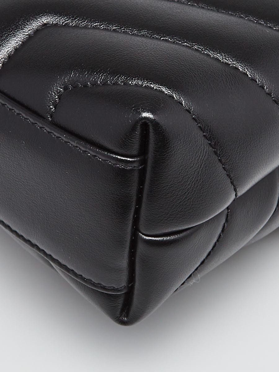 Yves Saint Laurent Black Leather Dylan Small Shoulder Bag - Yoogi's Closet