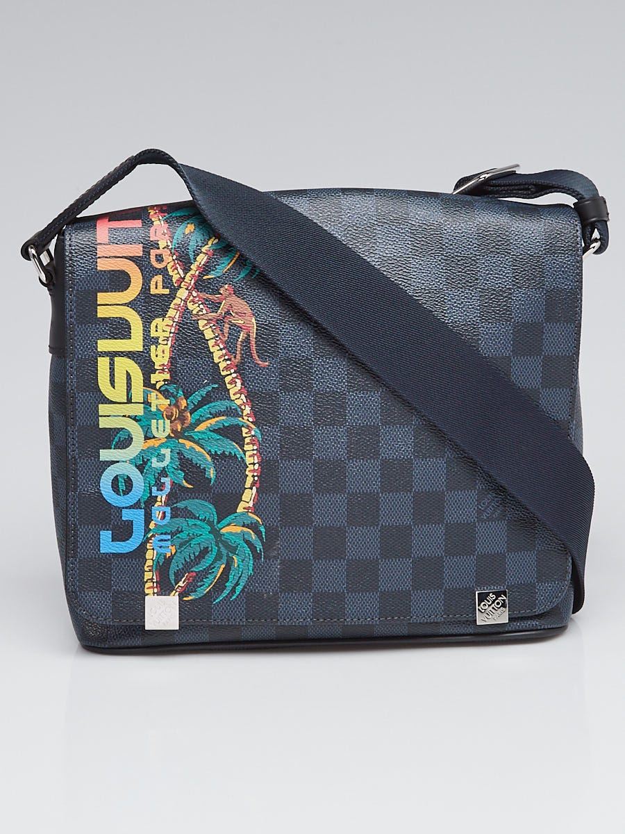 Louis Vuitton Vintage Black Damier Graphite District PM Canvas Messenger  Bag, Best Price and Reviews