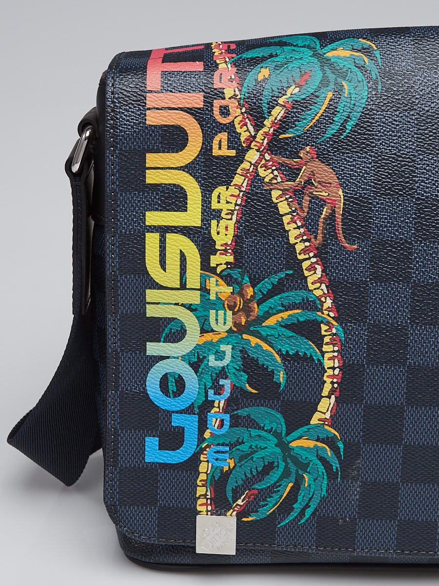 Black Louis Vuitton Damier Cobalt Jungle District Messenger PM Crossbo –  Designer Revival