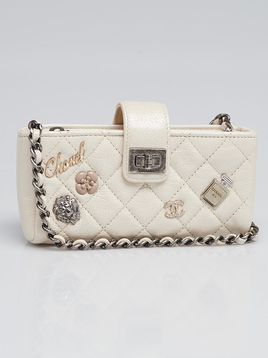 Buy Chanel CC Phone Holder Crossbody Bag Quilted Lambskin 2441303
