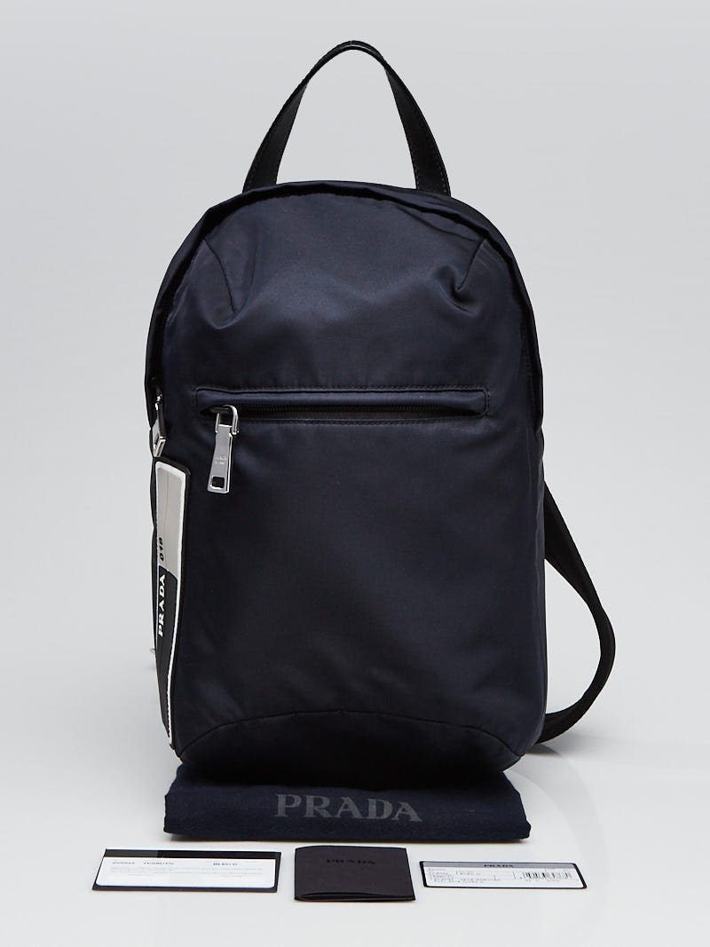 Prada one shoulder nylon 2024 backpack