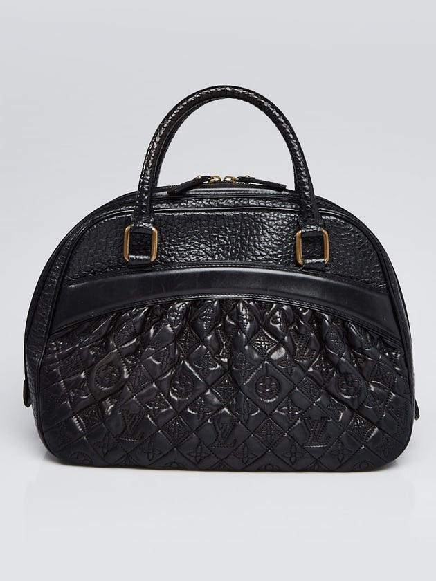 Louis Vuitton Limited Edition Black Monogram Leather Mizi Vienna Bag