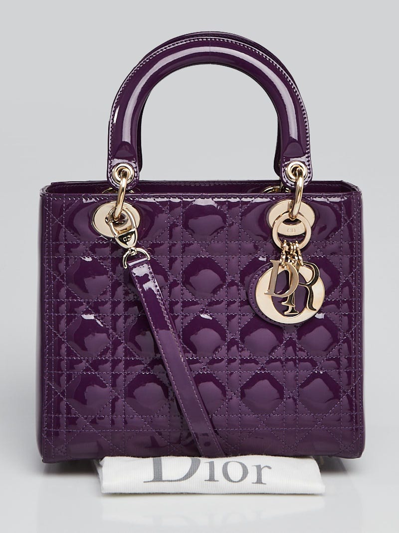 LADY DIOR SMALL PURPLE BAG  Curate