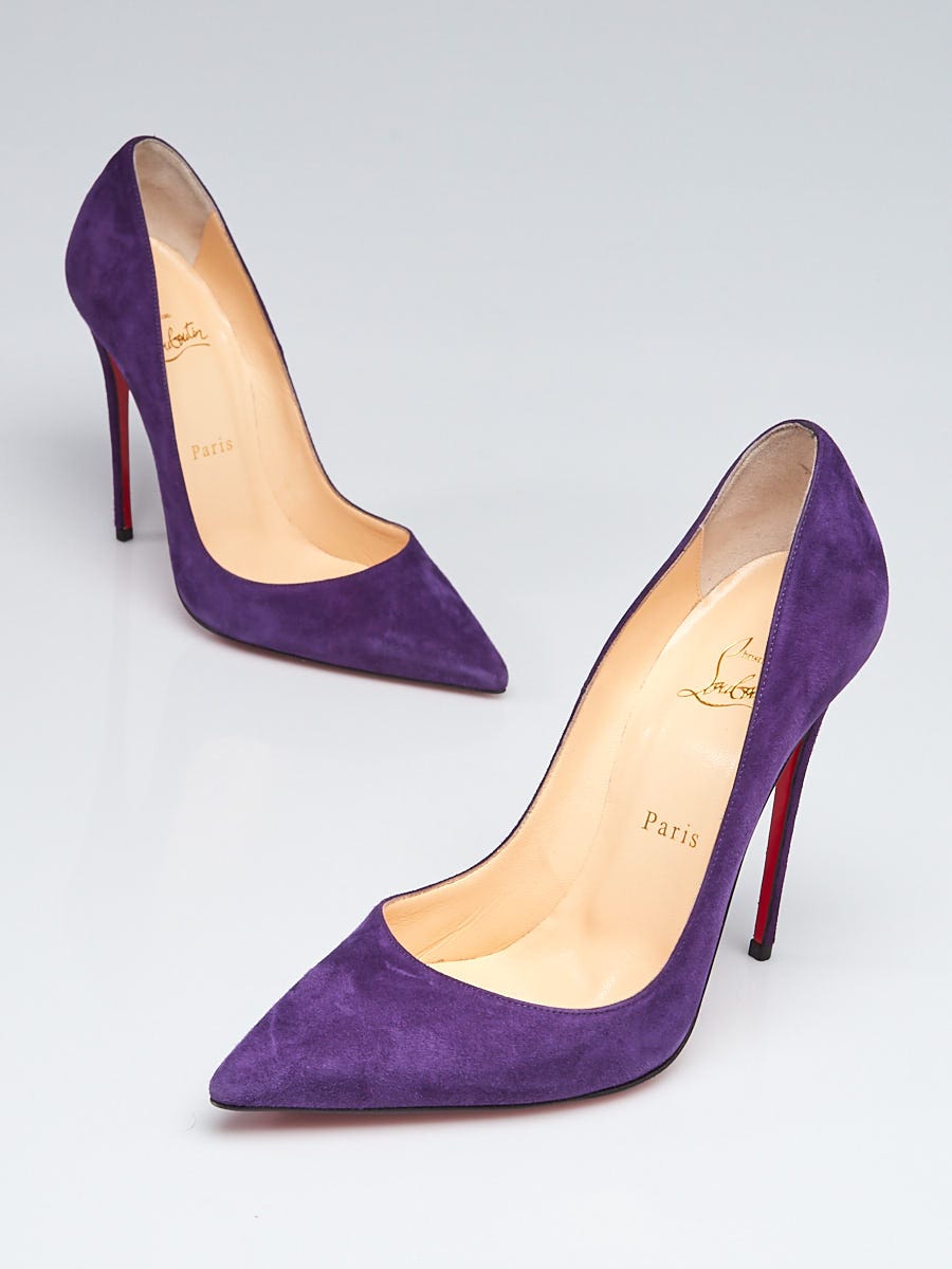 CHRISTIAN LOUBOUTIN So Kate 120 suede pumps