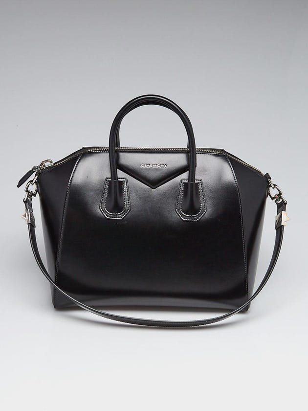 Givenchy Black Box Calfskin Leather Medium Antigona Bag
