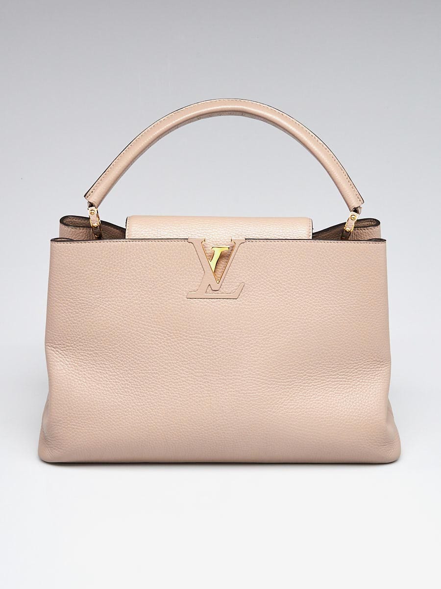 Louis Vuitton Galet Taurillon Leather Capucines GM Bag - Yoogi's Closet