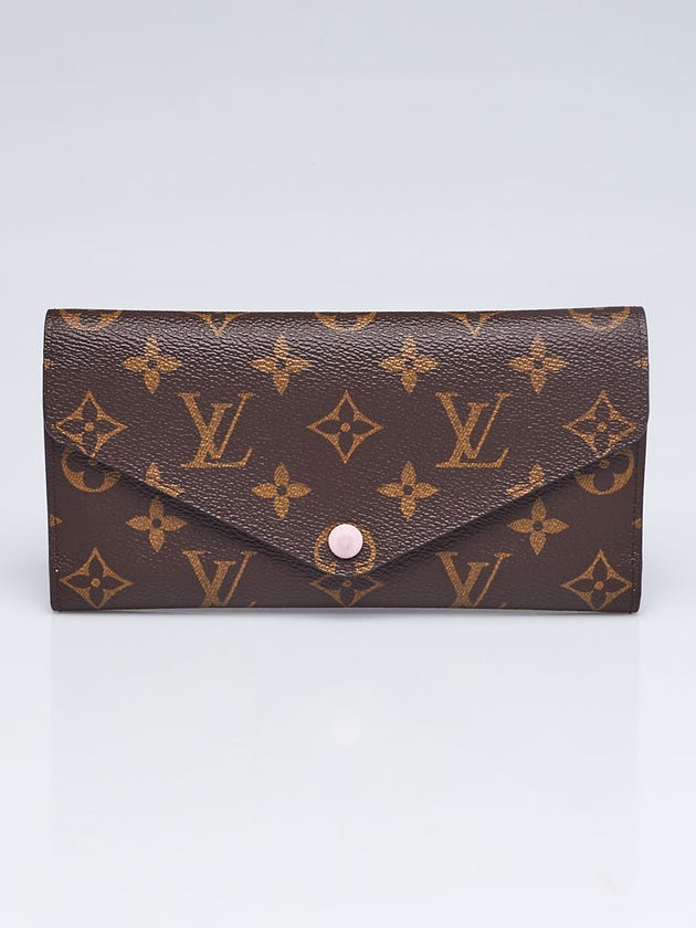 Louis Vuitton Rose Ballerine Monogram Canvas Josephine Wallet
