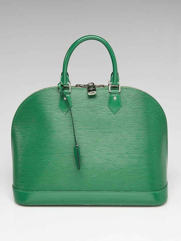 Louis Vuitton Menthe Epi Leather Alma GM Bag