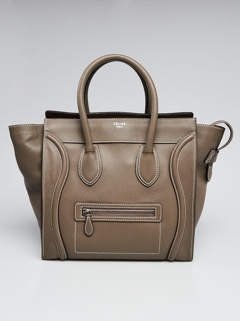 Celine Souris Drummed Leather Mini 